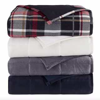 Morgan Home Faux Mink 12 lb. Weighted Blanket