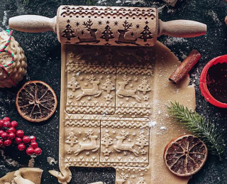 FunnyBaker Reindeer Rolling Pin