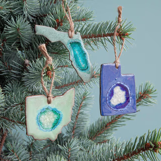 Geode State Ornament