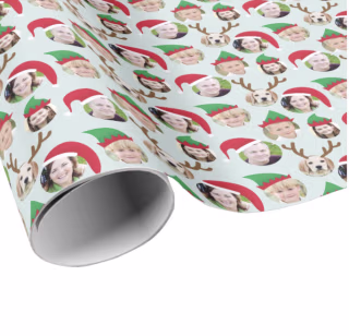 Christmas Crew Custom Holiday Wrapping Paper