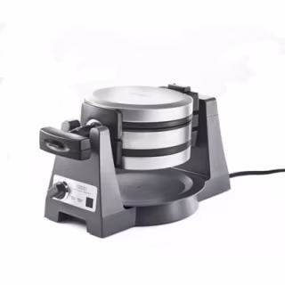 CRUX(R) Artisan Series Double Rotating Waffle Maker in Grey