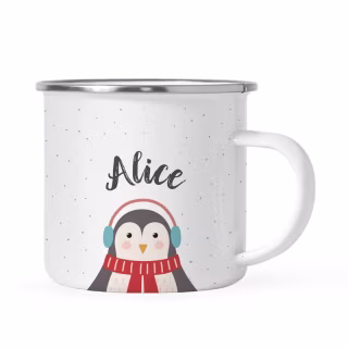 Piazza Personalized Penguin Mug