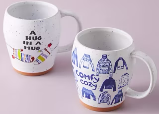 Anthropologie Sweater Weather Mug