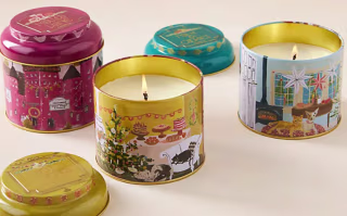 Holiday Tin Candle