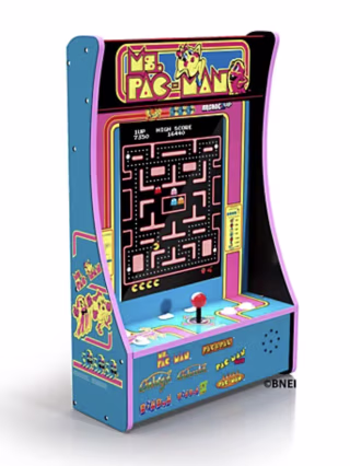 Arcade1Up Ms. Pacman 8-in-1 Partycade Arcade Machine