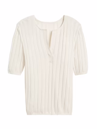 Silk Cashmere Sweater Top