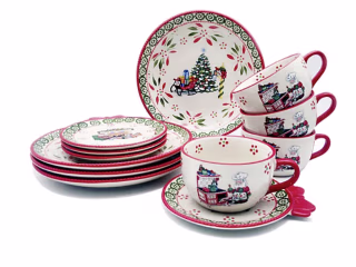 Temp-tations 12-Pc Holiday Dinnerware Set