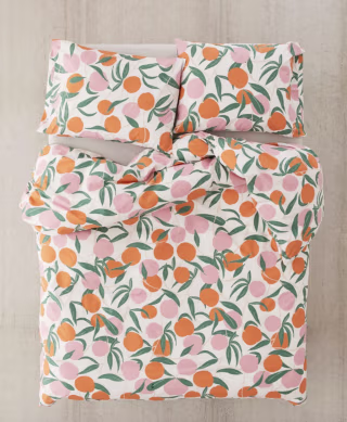 Urban Outfitters Peaches Duvet Set