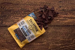 Tillamook Country Smoker Zero Sugar Black Pepper Keto Friendly Beef Jerky, 6.5-oz Bag