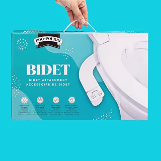 Poo Pourri Bidet, fresh + clean for in-between, White