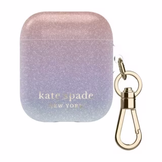 Kate Spade New York AirPods Case - Ombre Glitter Pink