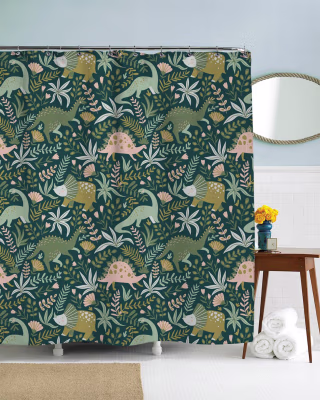 Dinosaur Shower Curtain