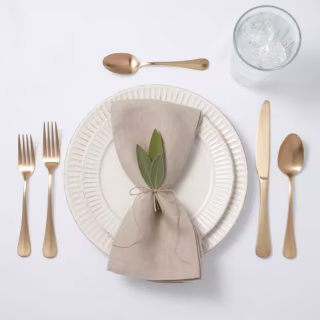 Threshold™ 20pc Stainless Steel Sussex Baguette Champagne Silverware Set