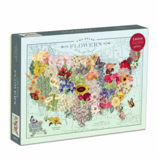 Wendy Gold USA State Flowers 1000 Piece Jigsaw Puzzle