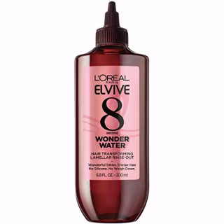 L'Oreal Paris Elvive 8 Second Wonder Water Lamellar, Rinse out Moisturizing Hair Treatment for Silky, Shiny Looking Hair, 6.8 FL. Oz