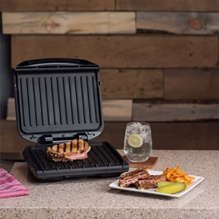 George Foreman 4-Serving Removable Plate Grill and Panini Press