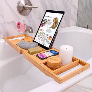 Homemaid Living Bamboo Bathtub Tray