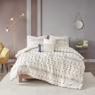 Urban Habitat Auden 5-Piece Cotton Jacquard Comforter Set in Aqua