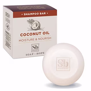 Soapbox Coconut Oil Shampoo Bar, Eco Friendly Solid Bar Shampoo for Hair | Vegan, Sulfate Free, Paraben Free, Cruelty Free, Color Safe, and Silicone-Free (3.1 ounces)