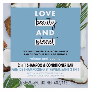 Love Beauty and Planet Coconut Water Shampoo + Conditioner Bar