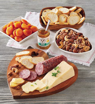 Harry &amp; David Heart-Shaped Charcuterie and Cheese Tray