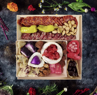 Cheeseboarder Valentine's Day Cheese & Charcuterie Board
