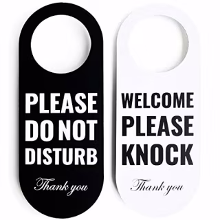 Do Not Disturb Door Hanger