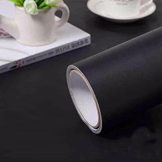 PracticalWs Black Self-Adhesive Wallpaper