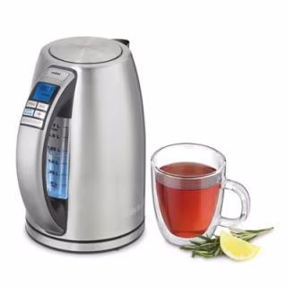 Cuisinart CPK-17 PerfecTemp 1.7-Liter Stainless Steel Cordless Electric kettle, 1.7 L, Silver
