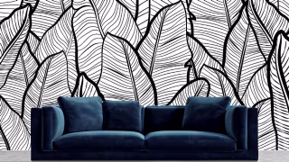 THE BLACK HOME X VERNA FOGG Peel & Stick Mural Wallpaper | THE BLACK HOME