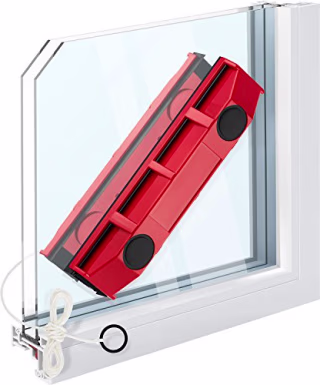 Tyroler Bright Tools The Glider S-1 Magnetic Window Cleaner ONLY for Single Glazed Windows Fits 0.1"-0.3" Window Thickness. Glass Cleaner