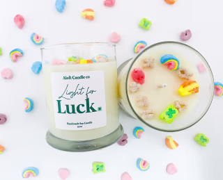 St Patricks Day Decor Happy St Patricks Day Candles Happy St Patricks Day Gnome Decor Scented Soy Candle Gifts for Home Decor St Patricks