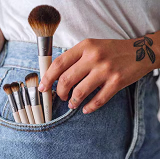 EcoTools Makeup Brush Set for Eyeshadow, Foundation, Blush, and Concealer, Set of 5