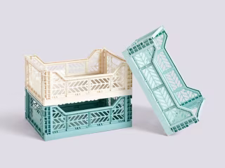 Hay Colour Crate S Transport Box, 26,5cm, Light Blue