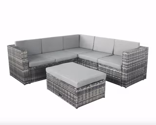 McNab Rattan Sectional Seating