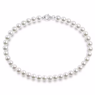PAVOI White Simulated Shell Pearl Necklace