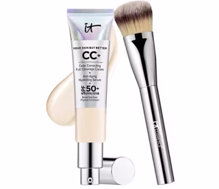 IT Cosmetics Full Coverage Physical SPF 50 CC Cream with Plush Brush