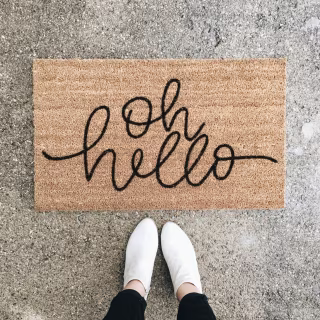 Oh Hello Welcome Mat