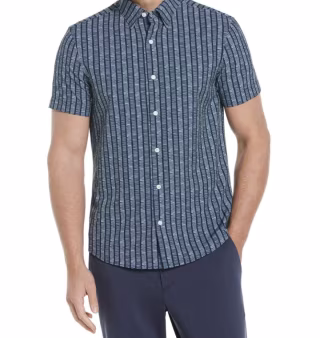 Line Stripe Print Shirt