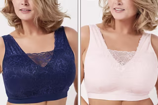Breezies Set of 2 Lace Seamless Cami Bra