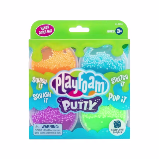 Educational Insights Playfoam Putty 4-Pack, Easter Basket Stuffer, Non-Toxic Putty, Never Dries Out, Sensory Fidget Toy, 3+