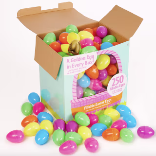 Plastic Fillable Easter Eggs