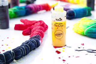 Tulip One-Step Tie-Dye Kit Party Creative Group Activities, All-in-1 DIY Fashion Dye Kit, Rainbow