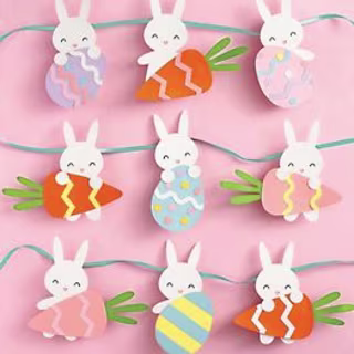 Easter Bunny Garland Kit