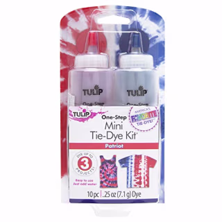 Tulip One-Step Tie Dye Kit, Mini, Patriot, 2-Pack