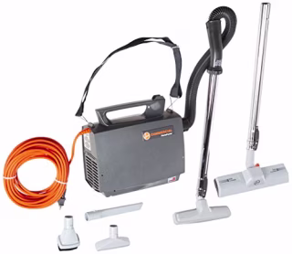 Hoover CH30000 PortaPower Lightweight Commercial Canister Vacuum, Orange