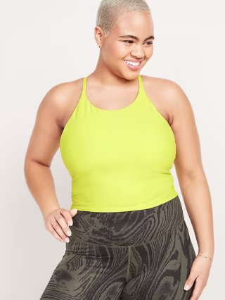 Old Navy Light Support Powersoft Longline Sports Bra