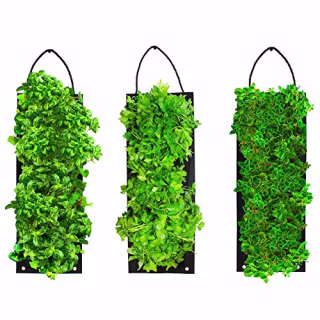 Organic Vertical Hanging Herb Garden Planter Kit