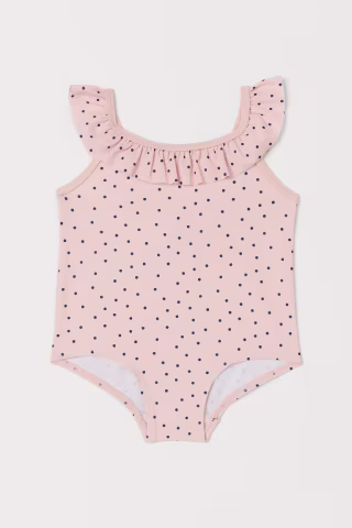 Ruffle-trimmed Swimsuit