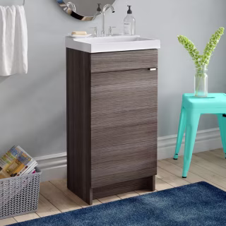 Fraizer Teak 17" Single Bathroom Vanity Set